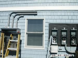 600 amp Service-piping started from CT cabinet to disconnects